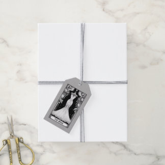 Bröllopsdusch Tarot Presentetikett