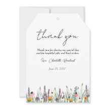 Bröllopsdusch Wildflowers Tack