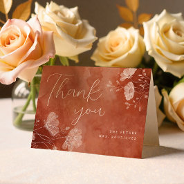 Bröllopsduschkort 'Fall in Love' - vikt tackkort