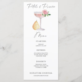 Bröllopsduschmeny för Petals and Prosecco Meny