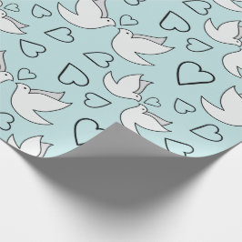 Bröllopsduvor för Förlovningsfestpresenter Sömlösa Presentpapper