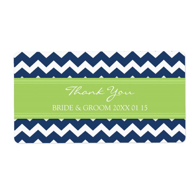 Bröllopsetiketter för blå lixskorv fraktsedel (Framsidan)