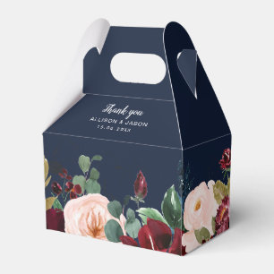 Bröllopsfack för blommigt av marktäckning presentaskar