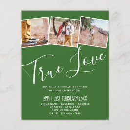 BRÖLLOPSFÄRGER Grön Salvia Oliv Inbjudan