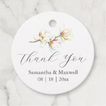 Bröllopsfavor Märkre White Magnolia Flowers