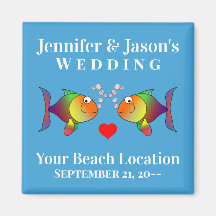 Bröllopsfavoritdestination för fiskkuterör