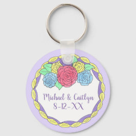 Bröllopsfavoritkummel med Ro-nyckelkedja Nyckelring