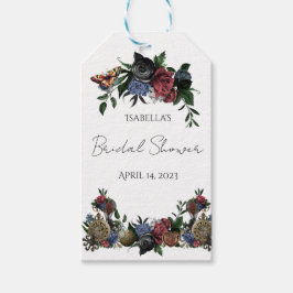 Bröllopsfest ångpunktsblomma presentkort presentetikett