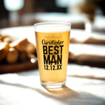 Bröllopsfest Best Man Glass Tumbler