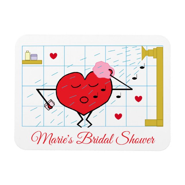 Bröllopsfest Brud Magnet (Horisontell)