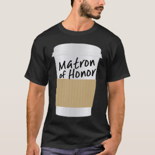 Bröllopsfest Coffee Kopp för honungsmatron T Shirt