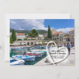 Bröllopsfest efter vigseln i Kroatien Inbjudningar
