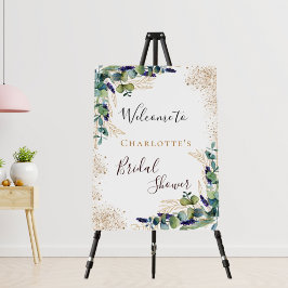 Bröllopsfest eukalyptus grönska elegant välkomsthä