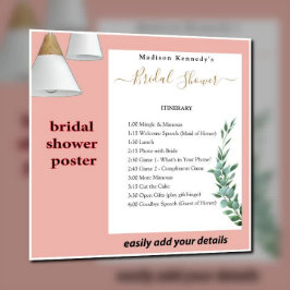 Bröllopsfest Evenemang Teal Roligt Kul Affisch