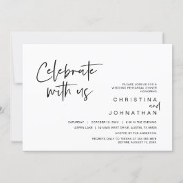 Bröllopsfest, Fira med oss Inbjudan