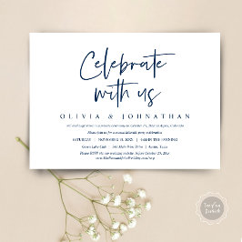 Bröllopsfest, fira med oss inbjudningar