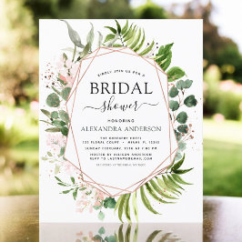 Bröllopsfest för brud Budget Greenery Rose Gold In