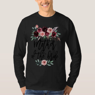Bröllopsfest För Brud Mamma Mor Till Bruden T Shirt