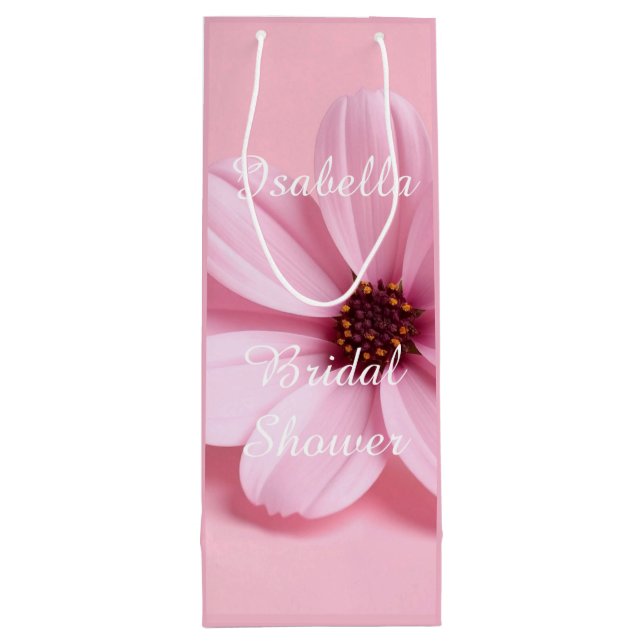 Bröllopsfest för brud med Blush Cosmos Blommig Man (Baksidan)