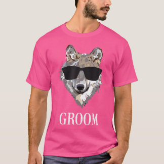 Bröllopsfest för Brudgummens Vargflock T Shirt