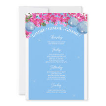 Bröllopsfest för Dancing Queen: Itinerary för helg