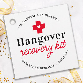 Bröllopsfest för Hangover Recovery Kit Personlig  Gåvor Etiketter