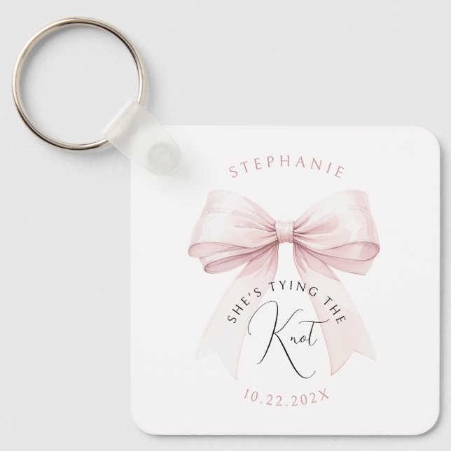 Bröllopsfest för hon sluter cirkeln nyckelring (Framsida)