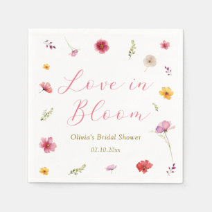 Bröllopsfest för Love in Bloom Pappersservett