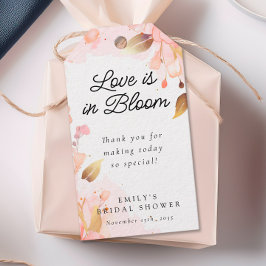 Bröllopsfest för Love in Bloom Presentetikett