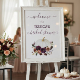 Bröllopsfest för pumpkin för förälskade  poster