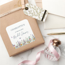 Bröllopsfest för vildblommor och fjärilar   