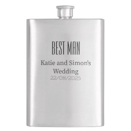 Bröllopsfest Gift Groomsman Hip-kolv Fickplunta