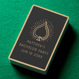 Bröllopsfest Goffft för Modern Bachelor Party-Mars Casinokort