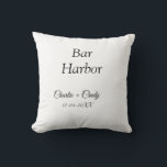 Bröllopsfest i Bar Harbor, brudtärna, bröllop a Kudde<br><div class="desc">Design</div>