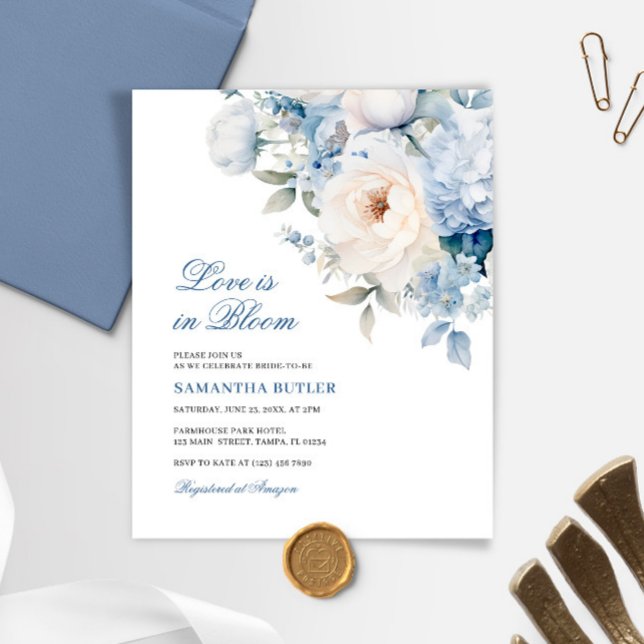 Bröllopsfest-inbjudan för Budget Love is in Bloom (Skapare uppladdad)