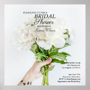 Bröllopsfest inbjudan RSVP-kort Magnetaffisch A Poster