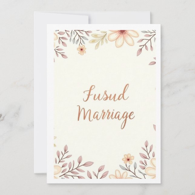 bröllopsfest inbjudningar (Framsida)