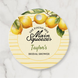  Bröllopsfest Lemon  Gåvor Etiketter