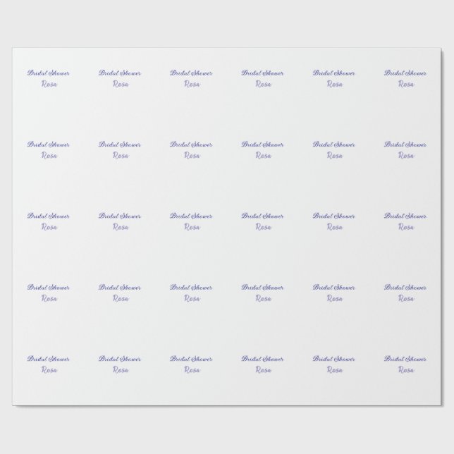 Bröllopsfest lila lägg till namn datum elegantstil presentpapper (Platt)