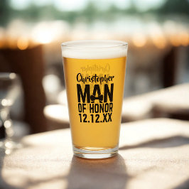 Bröllopsfest Man av Hedersglas Tumbler Glaskopp