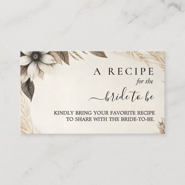 Bröllopsfest med återvunnet papper i höstlig trä-s tilläggskort (Framsida)