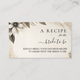 Bröllopsfest med återvunnet papper i höstlig trä-s tilläggskort