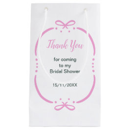 Bröllopsfest med rosa band