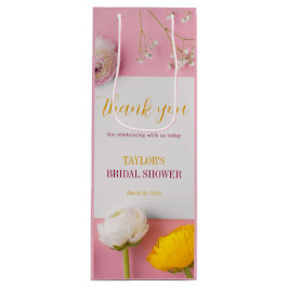 Bröllopsfest med Rosa Blommotiv