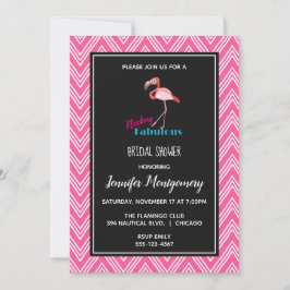 Bröllopsfest med rosa flamingo - Flockande fantast Inbjudningar