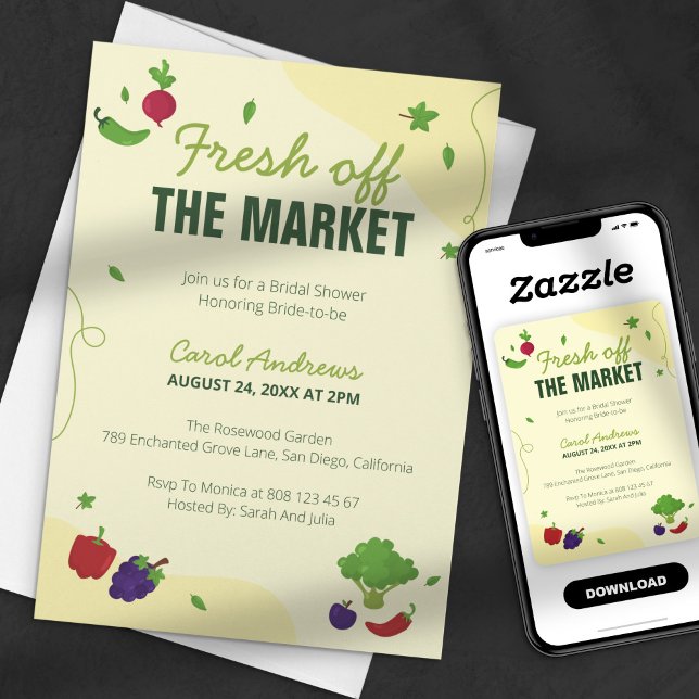 Bröllopsfest Nyss Från Marknaden Inbjudningar (Skapare uppladdad)