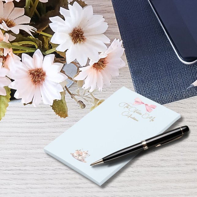 Bröllopsfest Regency Tekerverksamhet Elegant  Post-it Block (Skapare uppladdad)