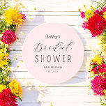 Bröllopsfest Rosa Svart Chic Underlägg<br><div class="desc">Rosa Bröllopsfest Stencoaster med elegant typografi manus. Fler produkter med denna design finns i kollektionen nedan.</div>