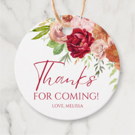 Bröllopsfest tacka-gåvor-etiketter för Fall in Lov Gåvor Etiketter