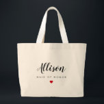 Bröllopsfest Tote Bag | Bridesmaid Bachelorette Jumbo Tygkasse<br><div class="desc">Tote bags för hela bröllopsfesten. Fyll med roligt godis till din bachelorette eller på destinationsbröllopet helg. Underbara gåvor eller strandsäckar!</div>